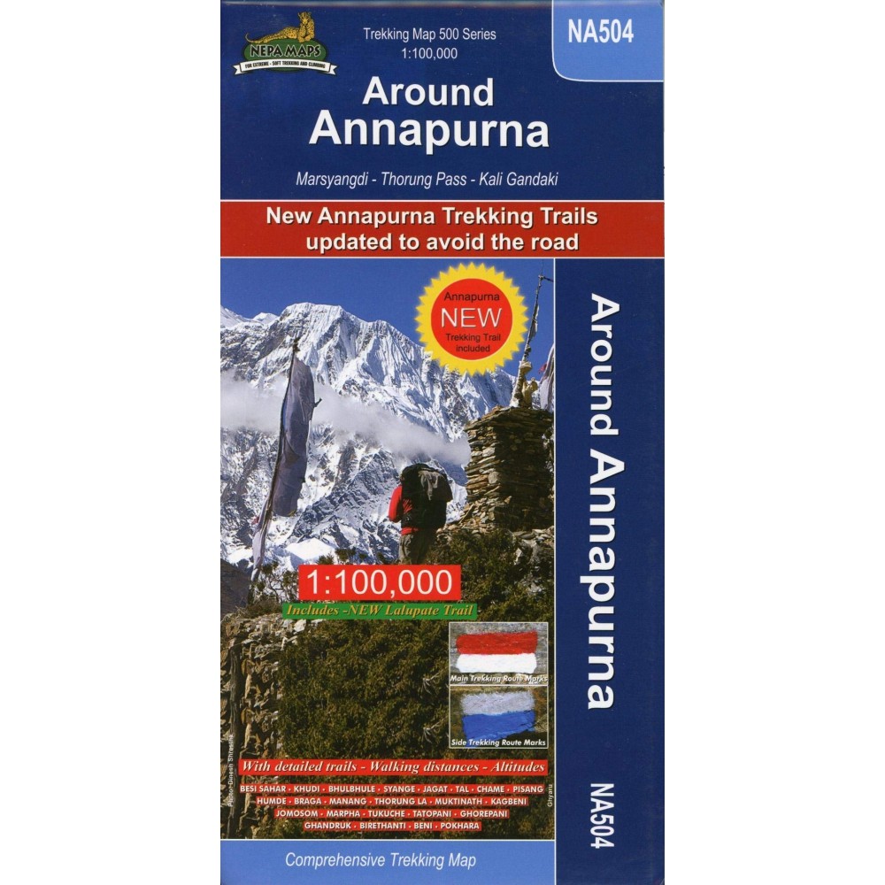 Around Annapurna Nepa maps